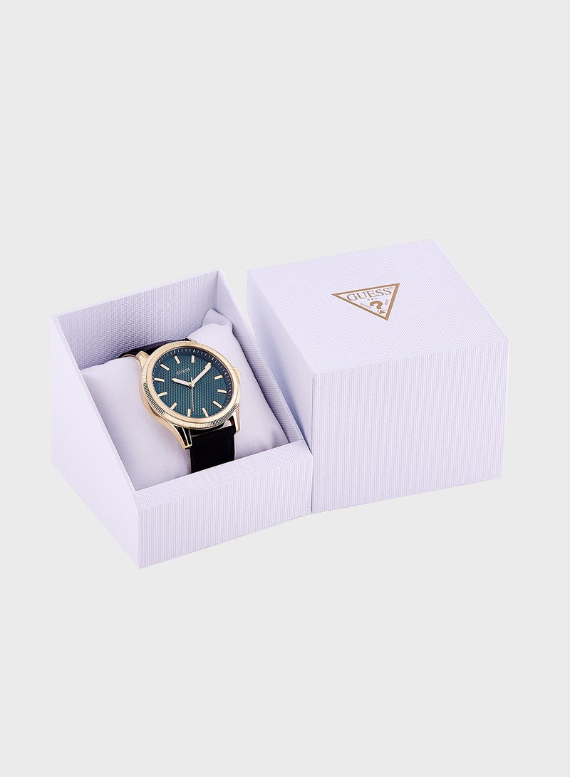 GUESS Dex Leather Strap Analog Watch  - Image 5