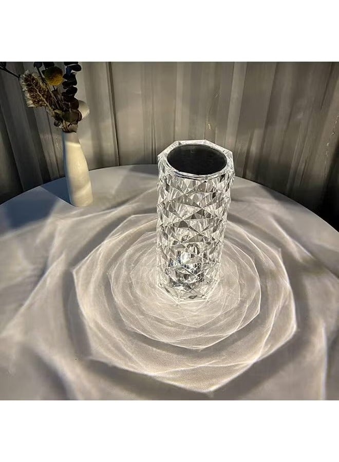 TIGER LED Crystal Table Lamp – 16 Colors, Touch USB Rechargeable with Remote Control, Perfect for Bedroom, Bar, Restaurant, and Home Decor, Stylish & Modern Lighting Solution - Image 5