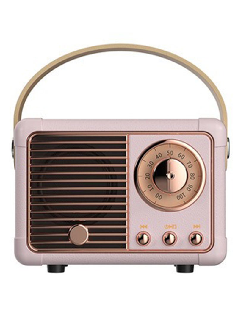 Retro Bluetooth Speaker,Cute Mini Speaker,Portable Wireless Speaker for Home Outdoor Travel,Bookshelf Speaker,Vintage Decor,Gifts for Girls,Teens - Image 1