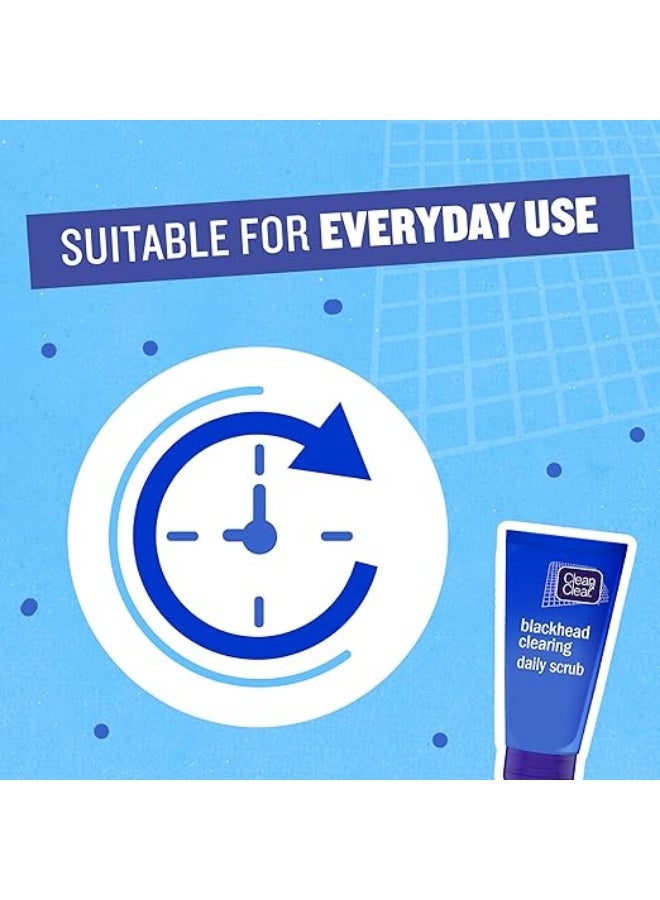 Clean & Clear Clean and Clear | Blackhead Clearing Daily Scrub, 2 pc, 150 ml - Image 4