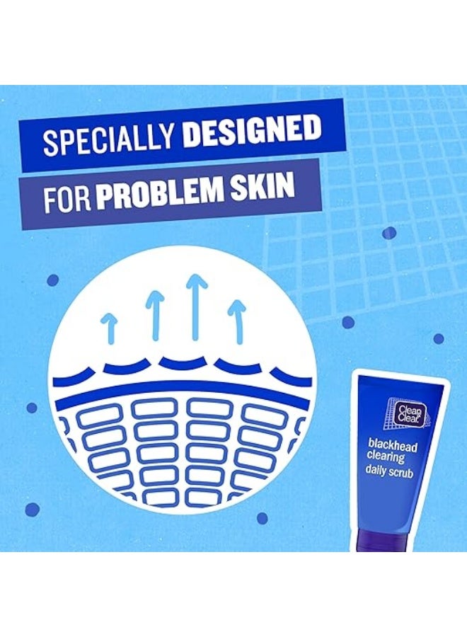 Clean & Clear Clean and Clear | Blackhead Clearing Daily Scrub, 2 pc, 150 ml - Image 5