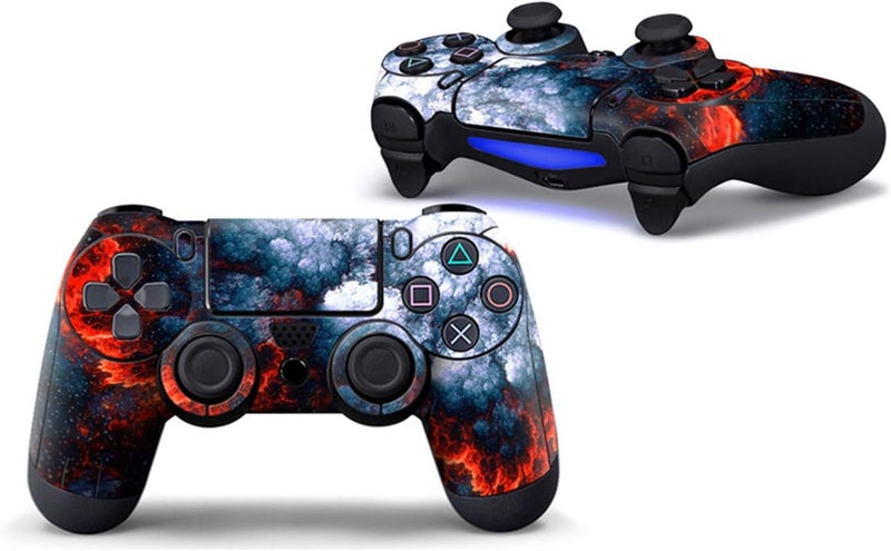 Oiokew غلاف لجهاز تحكم PS4، 3 قطع ملصق فينيل كامل الجسم لجهاز بلاي ستيشن 4 - Image 5