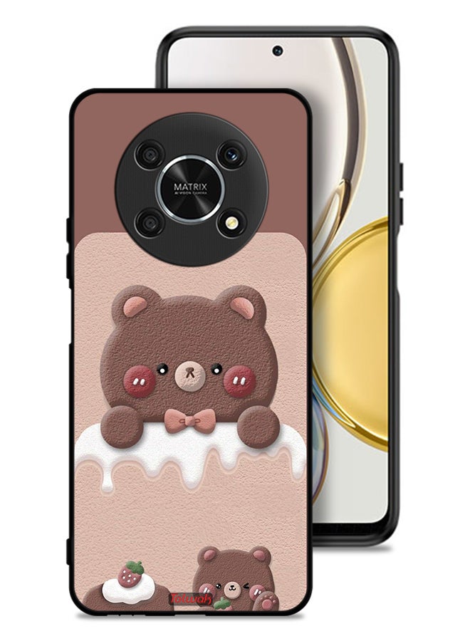 Tolwak Honor X9 5G Protective Case Cover Bear Strawberry - Image 1