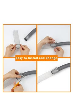 Generic 12 PCS Lint Trap Washing Machine Stainless Steel Lint Army Trap Laundry Net Washer Hose Filter with 12 Cable Ties  - Image 2