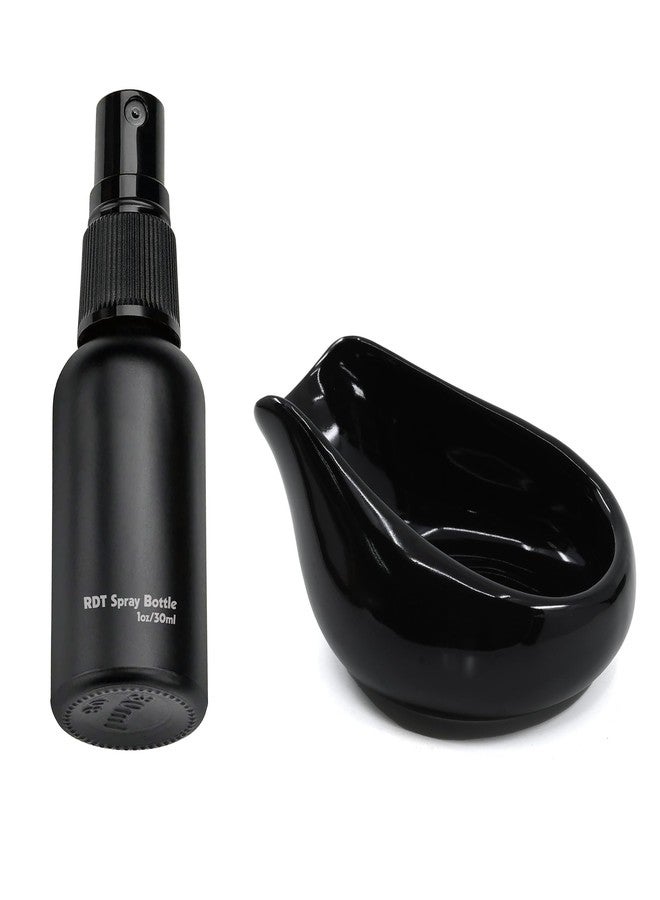 WALNUT COFFEE Upgraded 30g Coffee Beans Dosing Set, 30ml Glass RDT Spray Bottle, Ceramic Coffee Dosing Cup, Measuring Cup Hold Up to 30g Coffee, Ceramic Single Dosing Tray For Coffee - Image 1