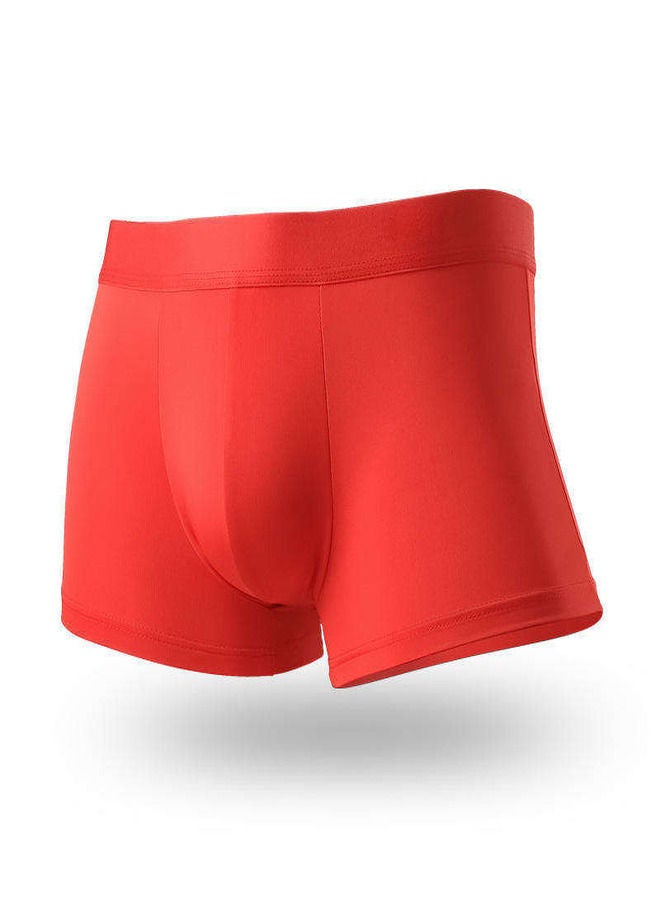 Pack of 7 Ice Silk Mens Seamless Boxer Briefs