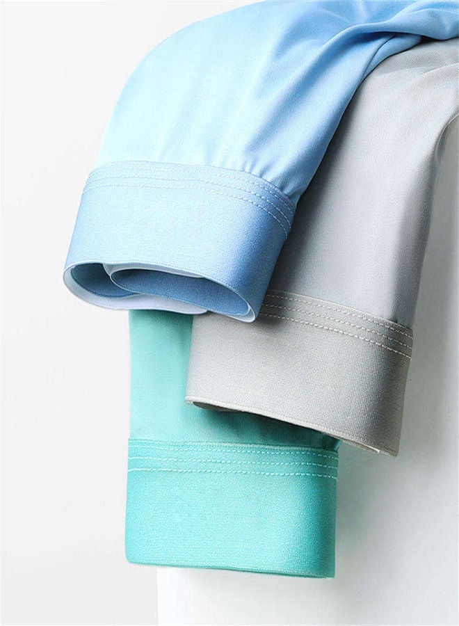 Pack of 7 Ice Silk Mens Seamless Boxer Briefs