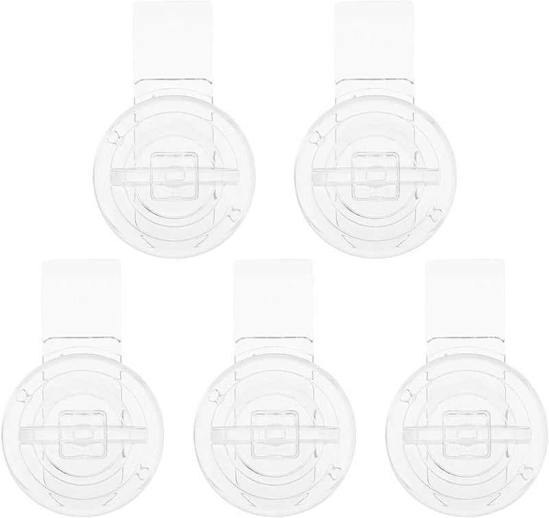 20pcs Transparent Acrylic Hinges Mini Door Latch Lock Hasp For Display Cases Jewelry Boxes - Image 2