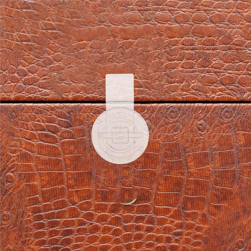 20pcs Transparent Acrylic Hinges Mini Door Latch Lock Hasp For Display Cases Jewelry Boxes - Image 4