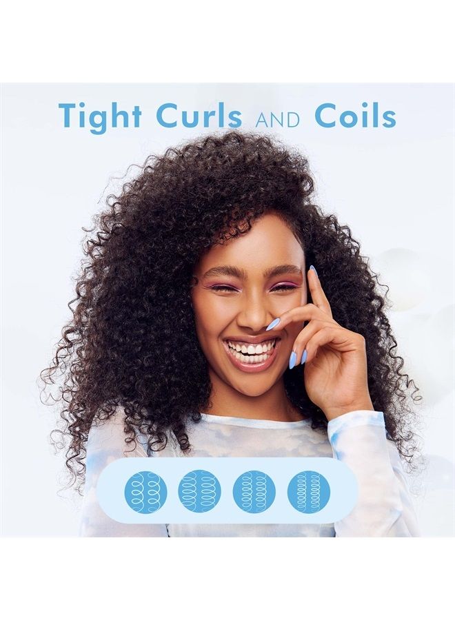 TANGLE TEEZER تانجل تيزر | مشط واسع الأسنان للشعر المجعد | مشط فك تشابك مزدوج الجوانب للأسنان الواسعة للشعر من 3c إلى 4c | ليلك - Image 3