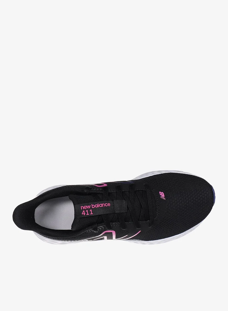 New Balance BLACK / REAL PINK / BLUE OYSTER 411 Sports Shoes for Women | Best Price UAE