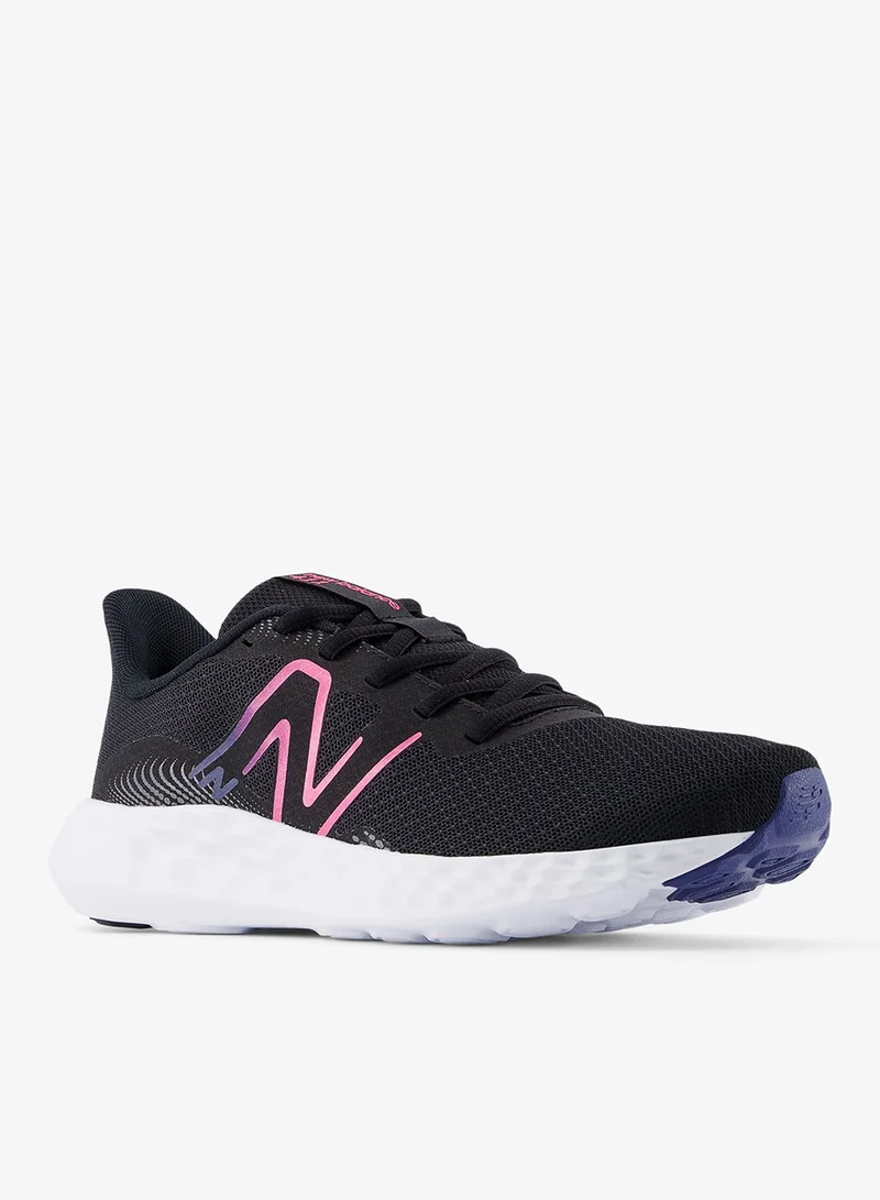 New Balance BLACK / REAL PINK / BLUE OYSTER 411 Sports Shoes for Women | Best Price UAE