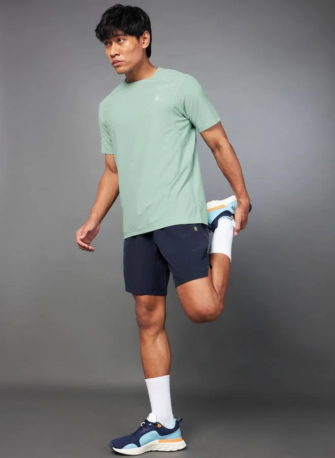 Cult Men Green Training T-Shirt