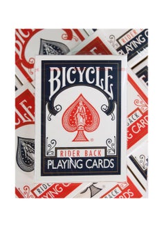 Bicycle Bicycle Rider Back Playing Cards, Standard Index, Cards, Premium Playing Cards, Red & Blue, 2 Count (Pack of 1)  - Image 5