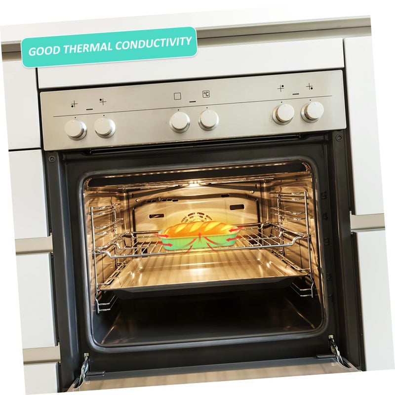 Rectangular Aluminum Foil Baking Cups Safe for Microwave Oven No Pans Needed - Image 3