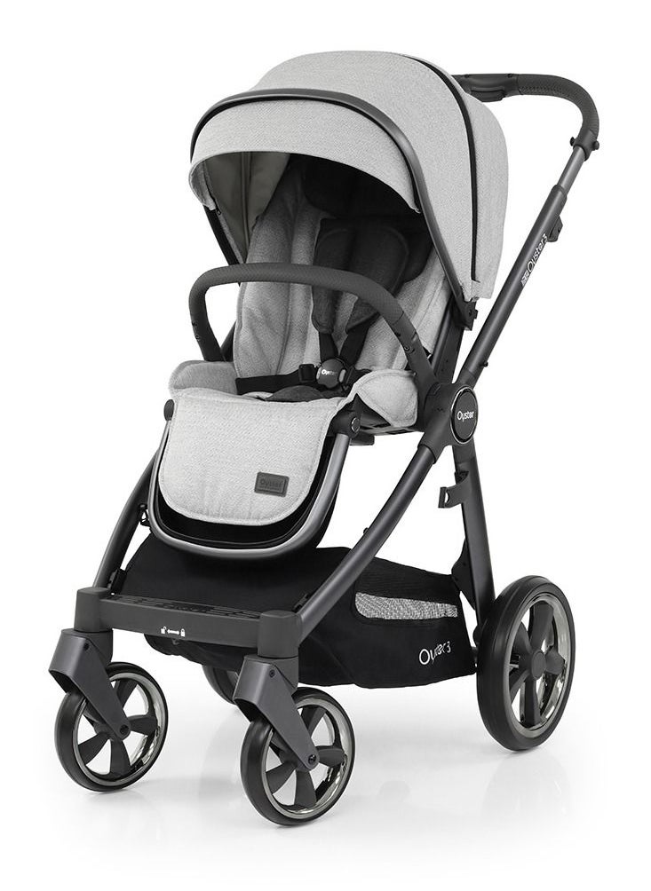 oyster - Babystyle Oyster 3 Premium Compact fold Stroller from Birth to 22 Kg -Tonic City Grey - Image 1