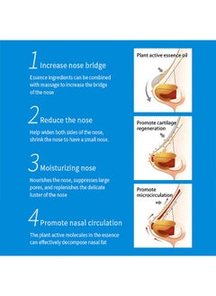 West&Month High Nose Essential Oil 10ml, Nose Lift Upfor Oil, Nose Beauty, Massage and Compact Natural Tall and Straight Nose, Lifting and Shaping Oil  - Image 3
