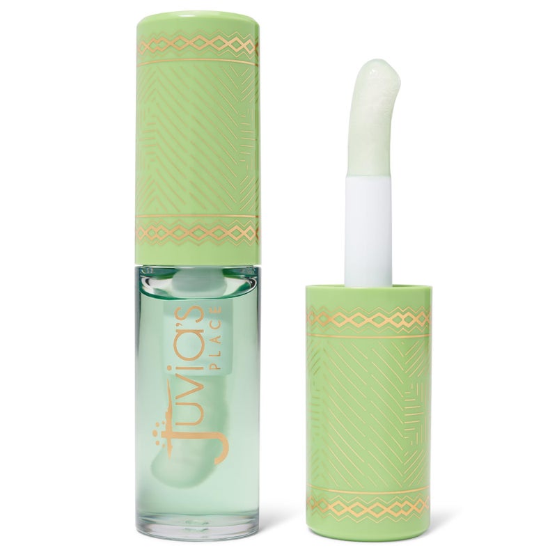 Juvia's Place Magic Lip Oil - Honeydew - Smooth, Hydrating with Vitamin E for Soft, Glossy, Juicy Lips - Infused with Fruit Extracts - Tinted, Shimmering, Lightweight & Non-sticky Lip Oil for Summer - Image 1