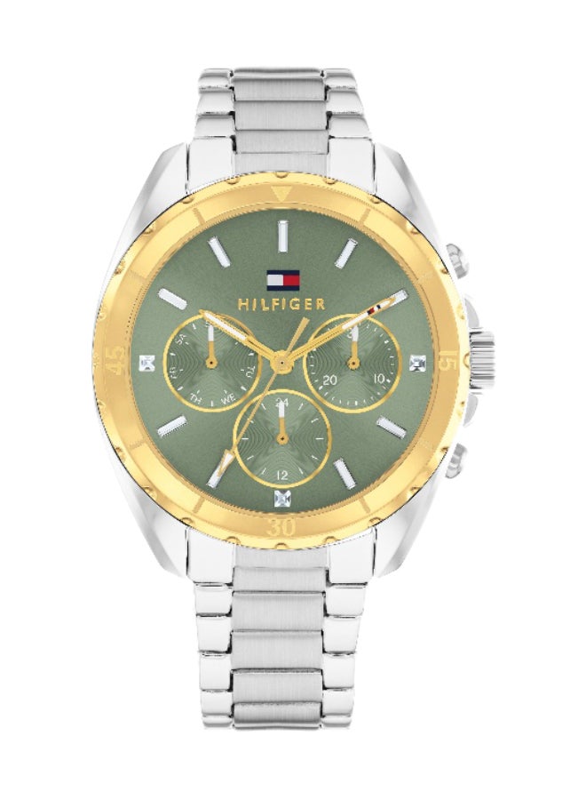 TOMMY HILFIGER ساعة تومى هيلفيغر النسائية ذات الحالة الخضراء التناظرية - 1782785 - Image 1