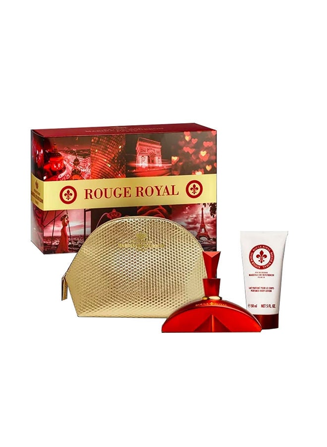 Marina De Bourbon Marina De Bourbon Rouge Royal Women Edp 100Ml + 150Ml Bl + Pouch Set 