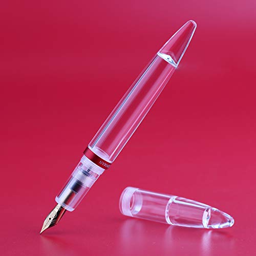 erofa MAJOHN M2 Transparent Eye Dropper Filling Fountain Pen Large-Capacity Ink Storing, Extra Fine Nib Writing Calligraphy Pen Gift Set for Office/Business/Student/Signature - Image 4