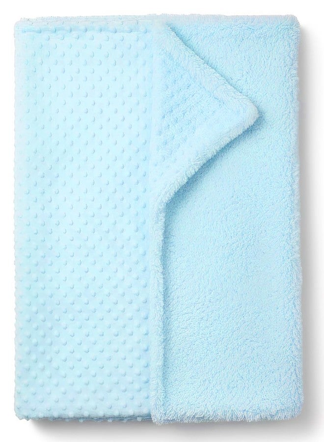 فوي دروب بطانية أطفال فائقة النعومة من فوي دروب، متعددة الاستخدامات: غطاء وبطانية للأطفال حديثي الولادة | طبقتان دافئتان للأطفال حديثي الولادة والرضع والأطفال الصغار | بطانية مريحة لسرير الأطفال وعربة الأطفال والسفر للأولاد والبنات (أزرق) - Image 4