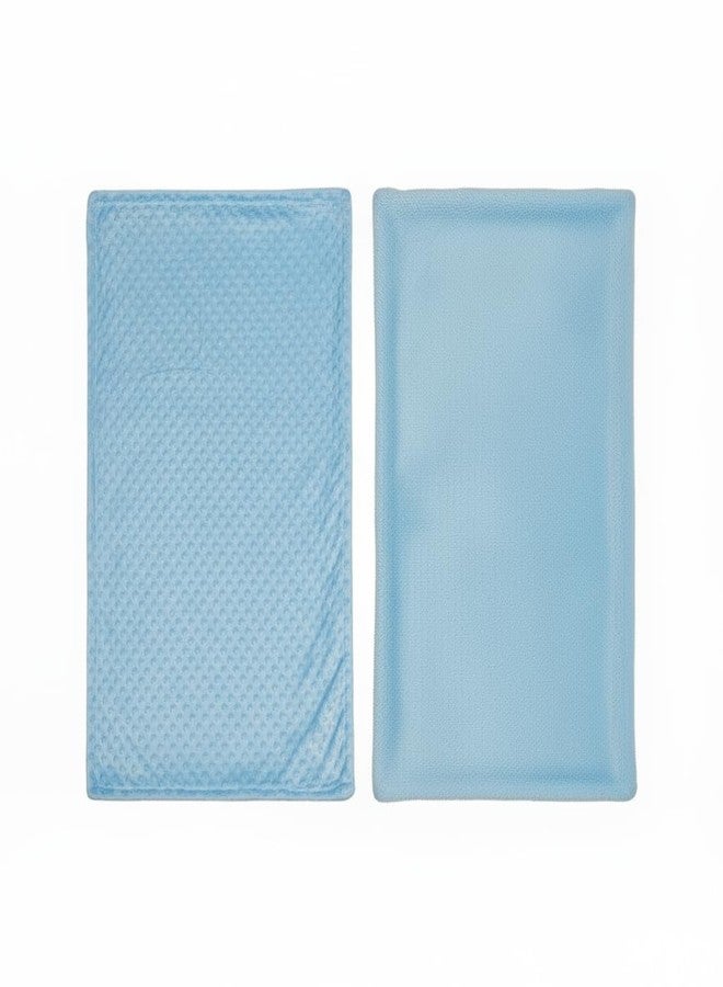 فوي دروب بطانية أطفال فائقة النعومة من فوي دروب، متعددة الاستخدامات: غطاء وبطانية للأطفال حديثي الولادة | طبقتان دافئتان للأطفال حديثي الولادة والرضع والأطفال الصغار | بطانية مريحة لسرير الأطفال وعربة الأطفال والسفر للأولاد والبنات (أزرق) - Image 5