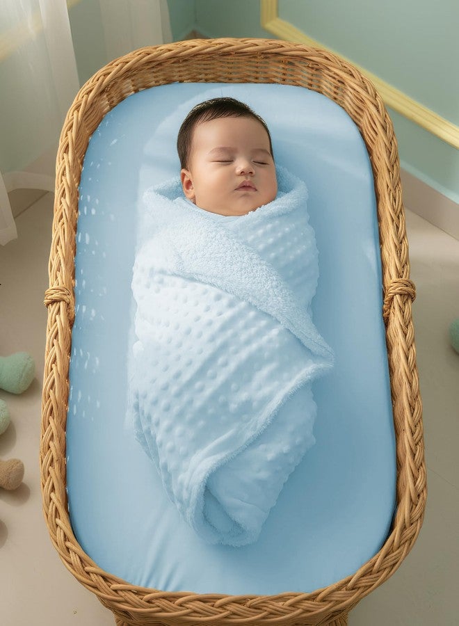 فوي دروب بطانية أطفال فائقة النعومة من فوي دروب، متعددة الاستخدامات: غطاء وبطانية للأطفال حديثي الولادة | طبقتان دافئتان للأطفال حديثي الولادة والرضع والأطفال الصغار | بطانية مريحة لسرير الأطفال وعربة الأطفال والسفر للأولاد والبنات (أزرق) - Image 1