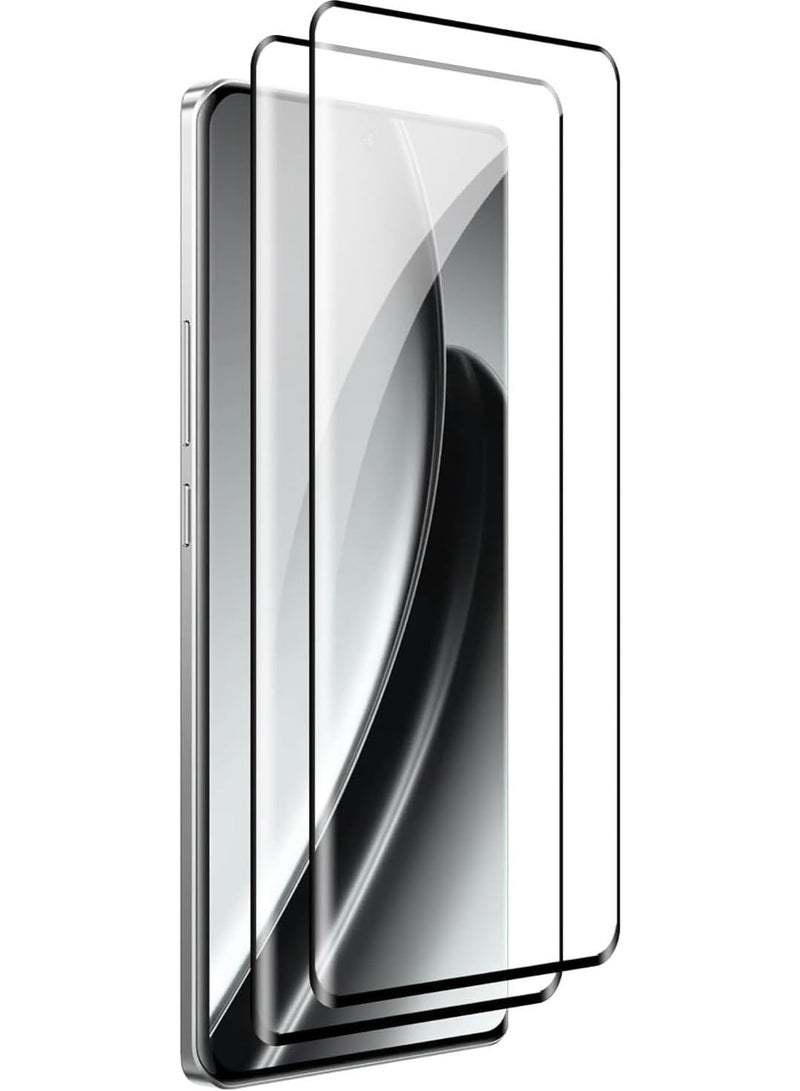 شاشة حماية من الزجاج المقوى 9D مصممة لريلمي GT Neo6/GT Neo6 SE/GT 6T/GT 6، شاشة 0.33 ملم من زجاج  (عبوه من قطعتان)