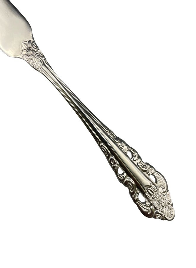 والاس مجموعة من أربع ملاعق فرد من الفولاذ المقاوم للصدأ 18/10 من والاس، طراز الباروك العتيق - Image 4