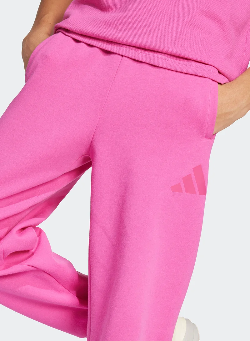 adidas بنطلون رياضي بشعار أيقونات المستقبل للشباب