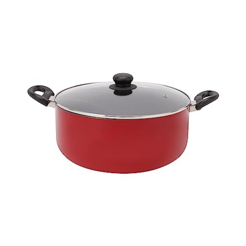 8 Piece Non Stick Cookware Set DC2912 ceramic halogen gas hotplate Aluminum Body With 3 Layer Non Stick Coating, CD Bottom, Bakelite Handles Includes Casserole, Fry Pan, Nylon Turner PFOA Free - Image 4