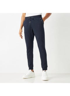 Iconic Iconic Mosean Joggers with Drawstring Closure and Pockets  - Image 1