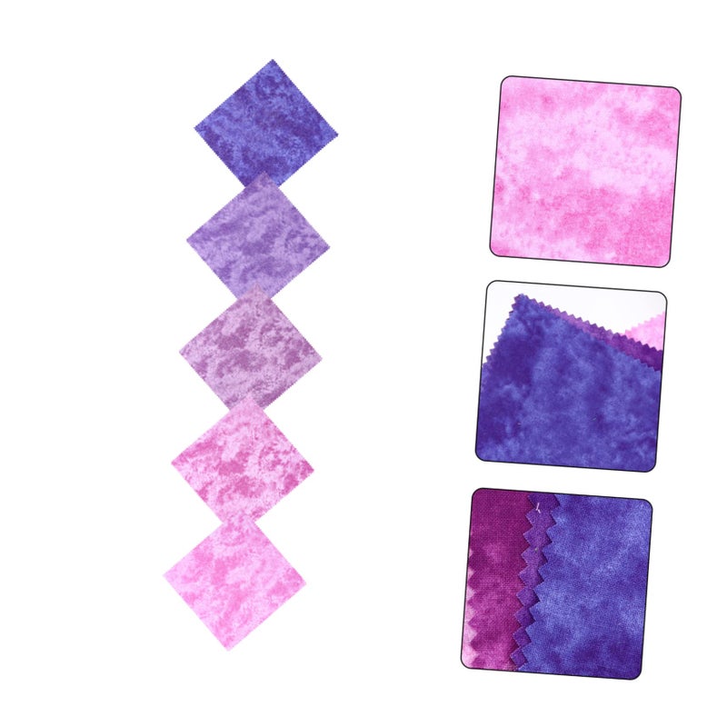 Organic Cotton Fabric Panels For Quilting DIY Patchwork Embroidery Cloth Set 5 Sheets - Image 4