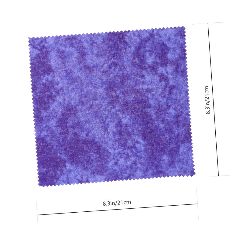Organic Cotton Fabric Panels For Quilting DIY Patchwork Embroidery Cloth Set 5 Sheets - Image 3