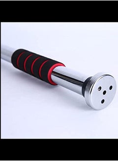 RAQTA Adjustable Full Foam Door Horizontal Pull-Up Bar | Portable Chin-Up & Pull-Up Bar for Door Frame | Home Exercise Training Fitness Gym Workout Equipment | Heavy-Duty Stainless Steel with Foam Grip  - Image 3
