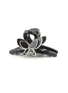 Noble Little Butterfly Women Ponytail Holder Hair Claw Clip 1 PCSD95Black