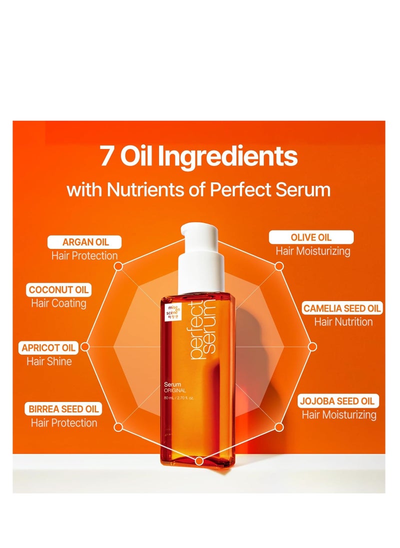 Mise En Scène Mise En Scene Perfect Serum Original Shampoo For Damaged Hair - KoreanShampoo with Moroccan Oil, Jojoba Seed, Damage Care MoroccanOil HairProducts | 22.99 Fl Oz  - Image 2