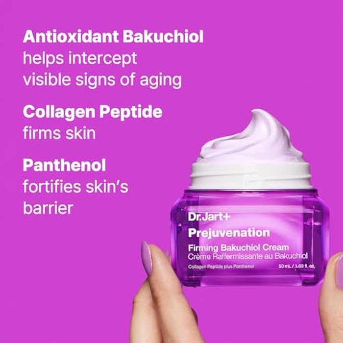 Dr.Jart+ Prejuvenation Firming Bakuchiol Cream for Slow Aging | Korean Anti Aging Face Cream | Korean Skin Care, 1.69 Fl Oz - Image 5