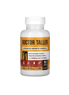 NuBest Doctor Taller Advanced Growth Formula Children 8 and Teens 60 Vegan Capsules  - Image 1