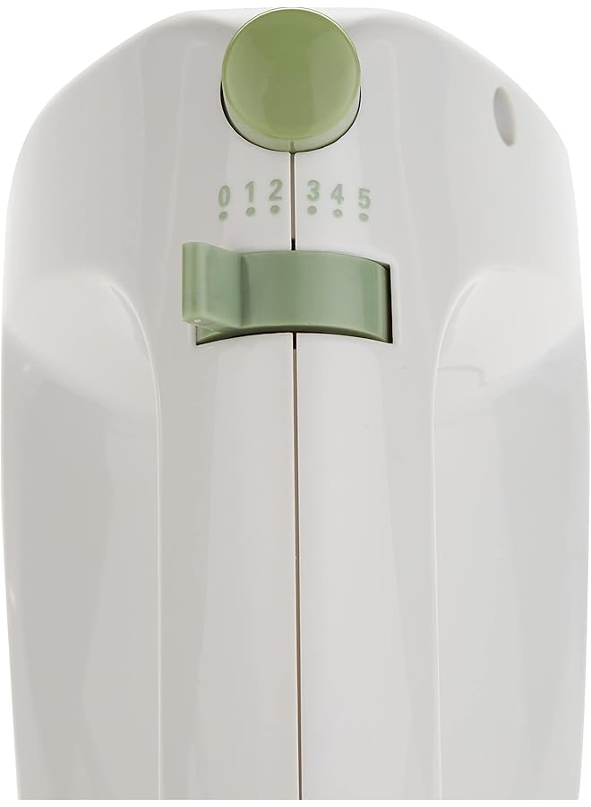 أولسنمارك خلاط يدوي بخمس سرعات للتحكم ومضرب مطلي بالكروم وخطافات للعجين ووظيفة القذف ومحرك قوي بقوة 160 وات ومادة ABS خفيفة الوزن - Image 3