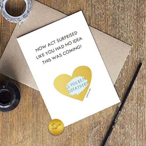 Goroar Funny Godfather Proposal Scratch Off Card, Scratch Off Will You Be My Godfather Card, Now Act Surprised Godfather Request - Image 5