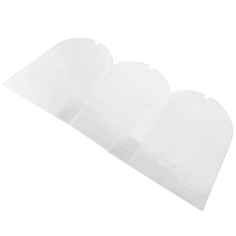 3 Pcs Clear Figure Display Bag Portable Figures Storage Covers Doll Hanging Dust Covers Umbrella Covers Shape Collectibles Cases For Dolls - Image 1