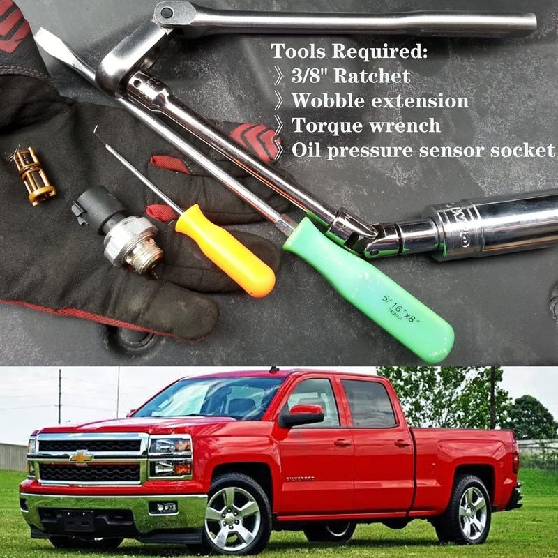 HIHIAV Engine Oil Pressure Sensor Switch Compatible with Chevy Silverado, Cadillac, GMC - Image 5
