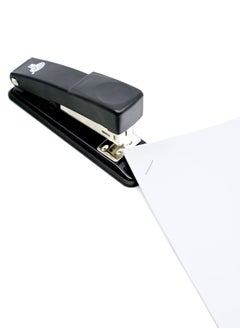FIS FIS Metal Office Stapler with Max Capacity 50 Staple Pins, Full Strip No. 24/6&26/6 mm, depth 50 mm, 20 Sheets, Black -FSSFN1BK  - Image 4