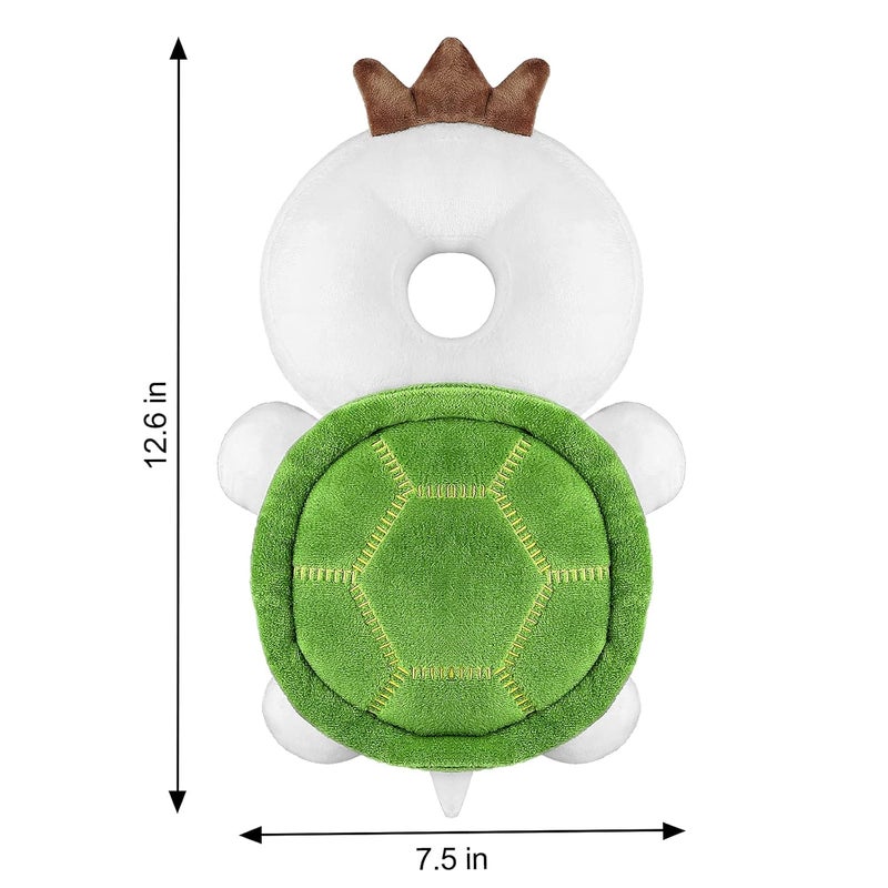 Mounting UP Baby Toddler Head Protector Backpack Head Safety Pad Adjustable Backpack Baby Head Protection for Infant Toddler  Walker Walking  Crawling Cute Tortoise - Image 3