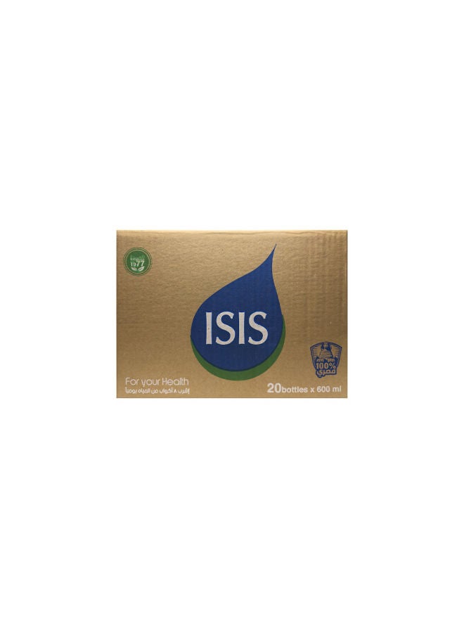 Water Bottles 600 ml Pack of 20