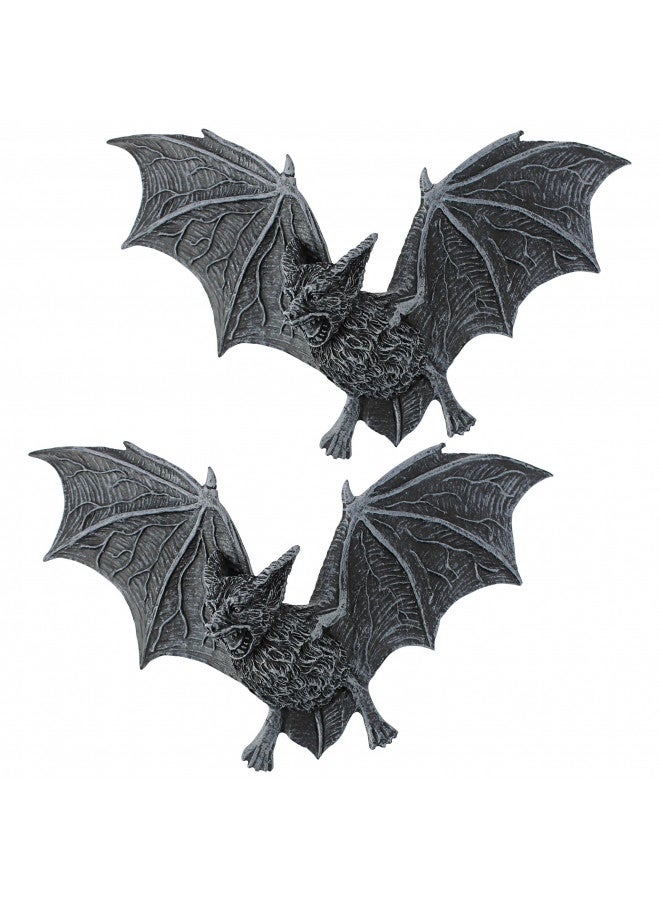 Design Toscano Vampire Castle Barbarosa Wall Sculptures-Bat Figure, Set of 2, 2 Count - Image 1
