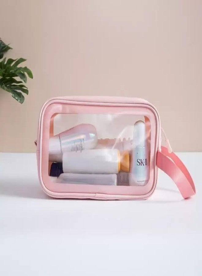 Divshana Travel Washbag - Small Size | Transparent Toiletry Organizer | Waterproof Cosmetic & Makeup Storage Pouch for Men & Women - Image 4