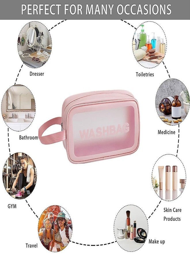 Divshana Travel Washbag - Small Size | Transparent Toiletry Organizer | Waterproof Cosmetic & Makeup Storage Pouch for Men & Women - Image 5